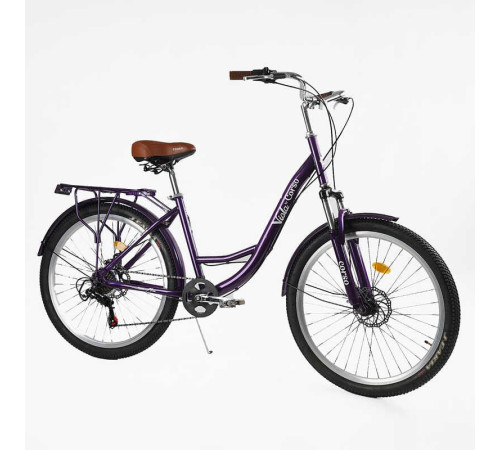 Велоcипед міський Corso «Viola» 26" дюймів VL-26914 – в наличии! Купите сейчас у KAZKOVA Велоcипед міський Corso «Viola» 26" дюймів VL-26914 – в наличии! Купите сейчас у KAZKOVA