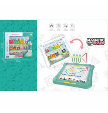 Магнітна мозаїка CH 1152 (24) 2 варіанти гри, двостороння ігрова панель, магнітний стилус, двосторонні картки із завданнями, в коробці