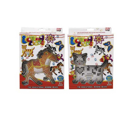 Термомозаїка BT 0054 A (168/2) 2 види, багаторазова основа, трафарет пінцет, інструкція, термопапір, в коробці