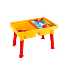 гр Столик із мозаїкою 8140 (4) "Technok Toys", контейнери для зберігання, мозаїка.