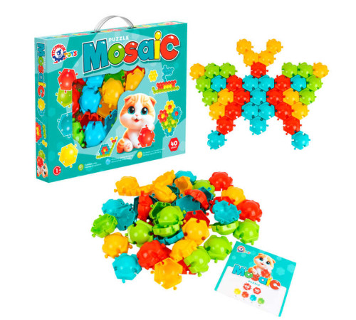 гр Мозаїка - пазли 1928 (8) "Technok Toys", 40 елементів, в коробці