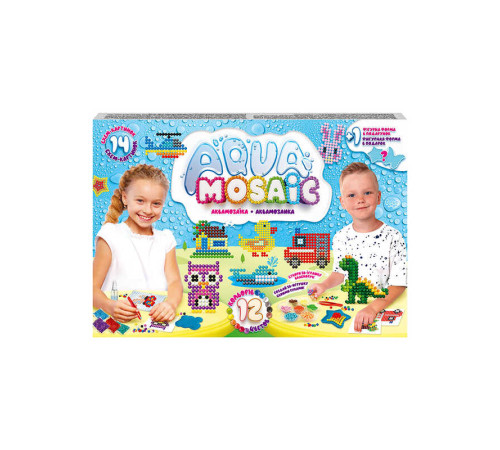 гр Набір креативної творчості маленький "Aqua Mosaic" AM-01-03 (12) "Danko Toys"