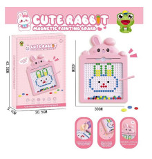 Магнітна мозаїка 595-15 (36) “Кролик”, 30х43 см, магнітний стилус, картки із завданнями, в коробці