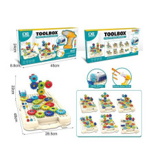 Мозаїка CXL 200-70 A (24) 222 деталі, шуруповерт, знімний мотор, реверс, в коробці