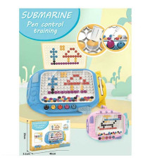 Магнітна мозаїка 666-2 A (36) 2 кольори, стилус, 8 двосторонніх карток із завданнями, магнітна риболовля, в коробці