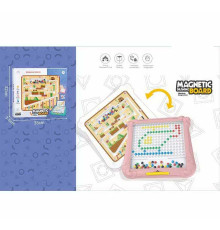 Магнітна мозаїка CH 1151 (24) 2 варіанти гри, лабіринт, двостороння ігрова панель, магнітний стилус, двосторонні картки із завданнями, в коробці
