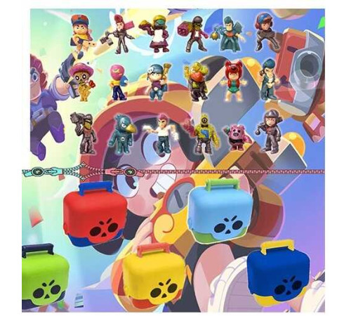 Герої LDY 220802 (576) BRAWL STARS, 6 видов, у пакеті – в наличии! Купите сейчас у KAZKOVA