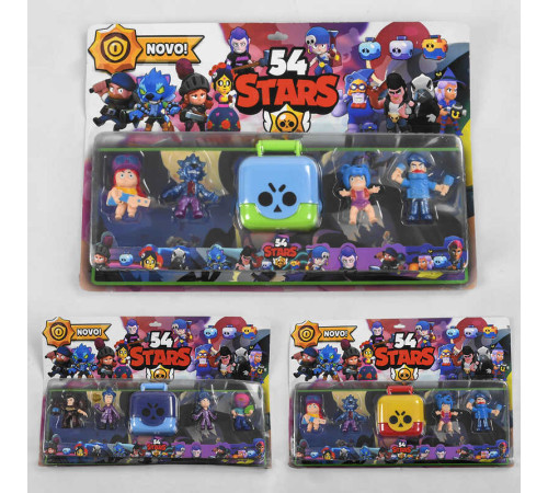 Герої LDY 220862 (72) BRAWL STARS, 3 види, на листі Герої LDY 220862 (72) BRAWL STARS, 3 види, на листі