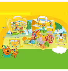 Герої M 8826 (36/2) 2 ігрові фігурки, пляжний комплекс, наліпки, у валізі, російське пакування