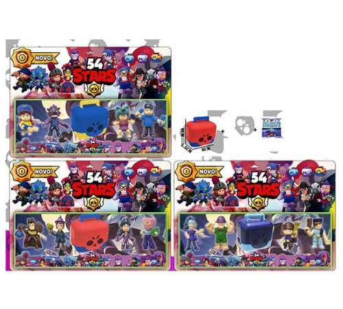Герої LDY 220862 (72) BRAWL STARS, 3 види, на листі Герої LDY 220862 (72) BRAWL STARS, 3 види, на листі