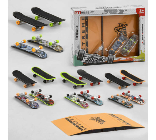 Пальчиковий скейт фінгерборд з трампліном ВВ 504 D (72/2) в коробці – в наличии! Купите сейчас у KAZKOVA