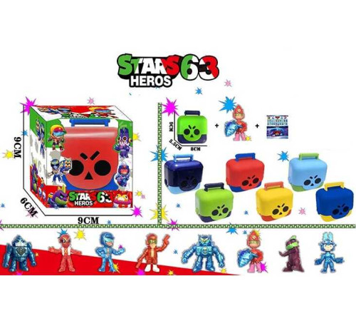 Герої 36907 (576) BRAWL STARS, 6 видів, в коробці, ВИДАЄТЬСЯ ТІЛЬКИ МІКС ВИДІВ – в наличии! Купите сейчас у KAZKOVA Герої 36907 (576) BRAWL STARS, 6 видів, в коробці, ВИДАЄТЬСЯ ТІЛЬКИ МІКС ВИДІВ – в наличии! Купите сейчас у KAZKOVA