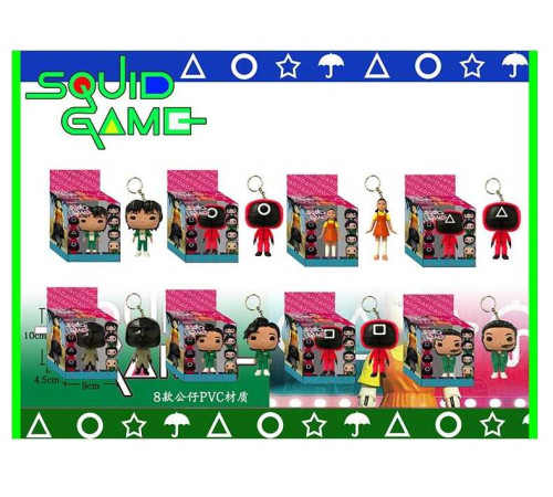 Герої SF 211040 (576) "Гра в кальмара", 8 видів, 10см, в коробці, ВИДАЄТЬСЯ ТІЛЬКИ МІКС ВИДІВ – в наличии! Купите сейчас у KAZKOVA