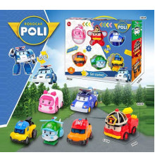 Трансформер LB 105 (24) 6 героїв, рятувальні машинки, в коробці