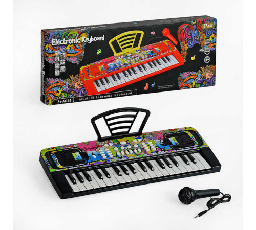 Піаніно MTK 009 A-3 (48/2) 37 клавіш, мікрофон, звукові ефекти, в коробці