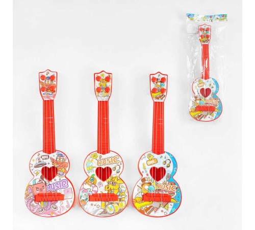 Гітара 540-2 A (180/2) 3 види, в пакеті, ВИДАЄТЬСЯ ТІЛЬКИ МІКС ВИДІВ