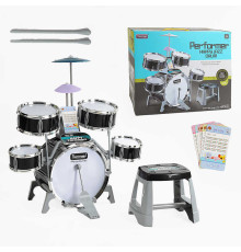 Барабанна установка M 33 A (6) палички, стільчик, в коробці