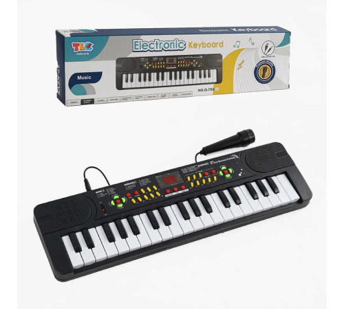 Синтезатор Q 799 (48/2) 37 клавіш, 22 мелодії, 8 тонів, 8 ритмів, у коробці