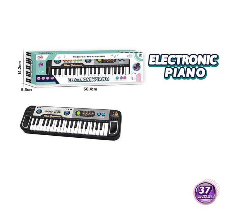 Синтезатор AB 3712 FM (48) піаніно, звуки, радіо, регулювання гучності, мікрофон, в коробці