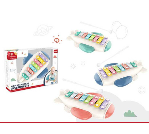 Ксилофон 668-156 (24) "Літак", ударні палички, в коробці