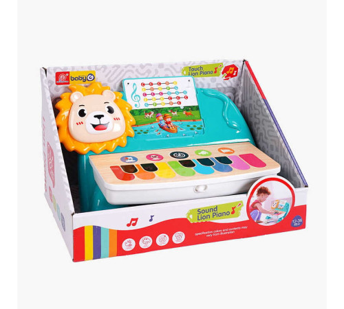 Піаніно 898-6095 / 898-6096 (24) мелодії, звуки тварин, листки із нотами, в коробці