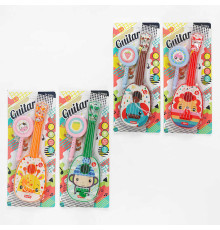 Гітара 8197-3 (384/2) 4 види, колотушка, на листі, ВІДАЄТЬСЯ МІКС ВИДІВ