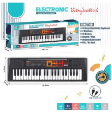 Синтезатор Q 169 (36/2) піаніно, звук, працює від мережі та батарейок, USB Type-C кабель,16 мелодій, регулювання гучності, мікрофон, в коробці