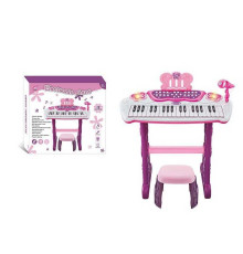 Піаніно 883 B (10/2) 12 функцій, мікрофон, підсвічування, запис звуку, звукові ефекти, стілець, у коробці