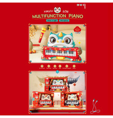 Піаніно 808-21 (18/2) 3 види, караоке, клавіші, запис голосу, звуки тварин, режим навчання, працює від мережі або батарейок, звук, музика, підсвітка, в коробці, ВИДАЄТЬСЯ ТІЛЬКИ МІКС ВИДІВ