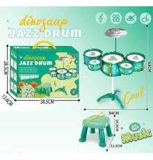 Барабанна установка DX 100-1 (24) розмір 54х68 см, стільчик, 5 барабанів, 1 металева тарілка, 2 палички, в коробці