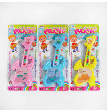 Гітара 1011 B (192/2) ВИДАЄТЬСЯ ТІЛЬКИ МІКС ВИДІВ, 3 види, мелодії, на батарейках, на листі