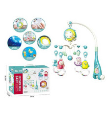 Карусель 648 A-55 (12/2) проєктор, звук, світло, на батарейках, в коробці