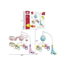 Карусель музична 368-20 (36) 2 кольори, мелодії, підсвічування, таймер, 5 підвісок-брязкалець, в коробці