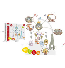 Карусель музична 368-6 G (24) мелодії, звуки, підсвічування, проєкція, таймер вимкнення, пульт, в коробці