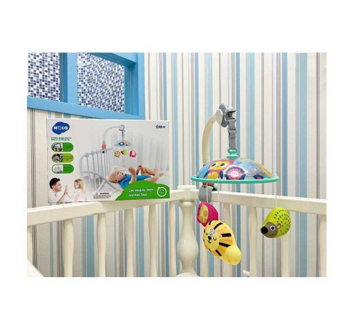 Карусель E 298 (12) "Hola", 3 текстильні підвіски, в коробці Карусель E 298 (12) "Hola", 3 текстильні підвіски, в коробці