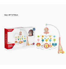 Карусель HE 0312 (12) мелодії, 5 брязкалець, підсвічування, на батарейках, в коробці