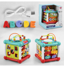 Музичний куб 9933 (12) звукові та світлові ефекти, англійське озвучення, в коробці