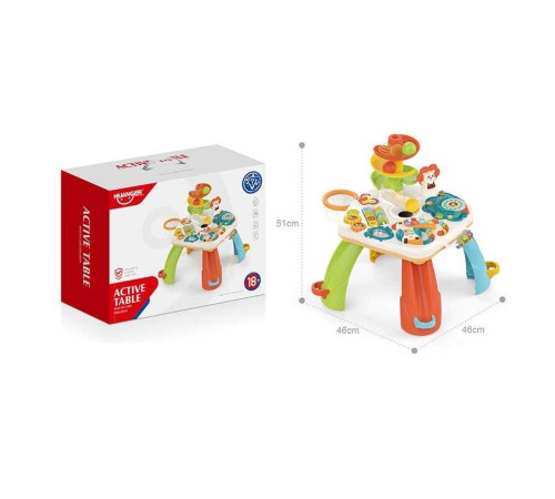 Ігровий музичний столик НЕ 0518 (6) піаніно, підсвічування, мелодії, в коробці