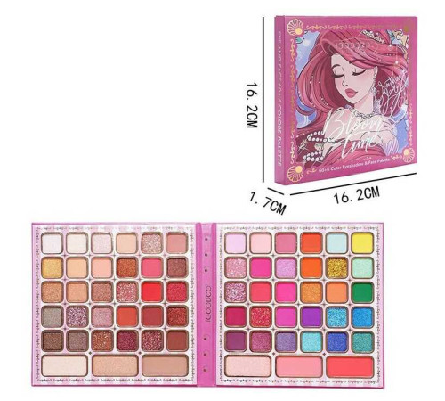 Набір косметики IG 2994 (144) тіні для повік, рум’яна, в коробці