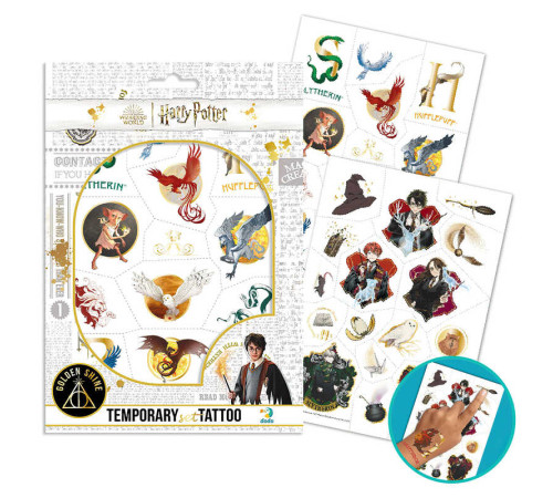 гр Набір дитячих тимчасових татуювань "Harry Potter" 200506 (50) "DoDo", 45 татуювань