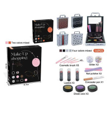 Косметика FT 2015 F (60) 3 помади, глітери, механічний олівець, дзеркальце, кейс, пензлики, декоративні блискітки двох видів, пилочки для нігтів, в коробці, ВИДАЄТЬСЯ МІКС ВИДІВ