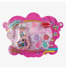 Косметика 557 L-14 (480/2) тіні, аплікатори, блиск для губ, на листі