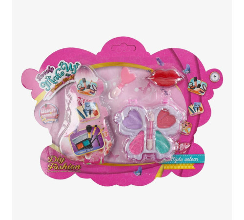 Косметика 557 L-14 (480/2) тіні, аплікатори, блиск для губ, на листі