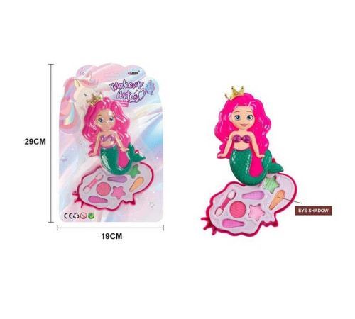 Косметика A 8100-5 (240/2) тіні для повік, аплікатор, на листі