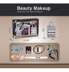 Набір косметики S 3 (24) сумка, окуляри, хустинка, гаманець, годинник, обруч для волосся, помада, сережки, в коробці
