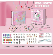 Прикраси 762-10 (144/2) намистини, намиста, браслет, в коробці