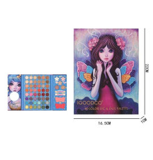 Косметика LK 5117 (96) 46 кольорів, матові та глітерні тіні, рум'яна, 2 аплікатори, в коробці