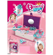 Набір прикрас KL 7528 / 7528 A (48/2) намисто, браслет, каблучки, обруч, органайзер, чарівна паличка, підсвічування, звук, заколка, гребінець, в коробці