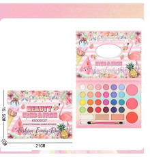 Косметика IG 3086 (144/12) палетка, 30 кольорів, пензлик, дзеркальце, у плівці