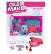 Набір прикрас FX 680-10 (72/2) інструмент для зачісок, стрази, блискітки, резинки для волосся, прикраси, в коробці